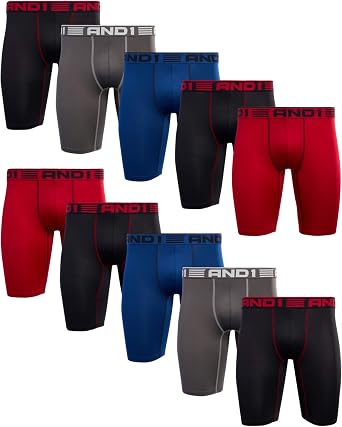 Amazon.com: AND1 Ropa interior para hombre – Calzoncillos bóxer de  compresión de pierna larga (paquete de 10) : Ropa, Zapatos y Joyería