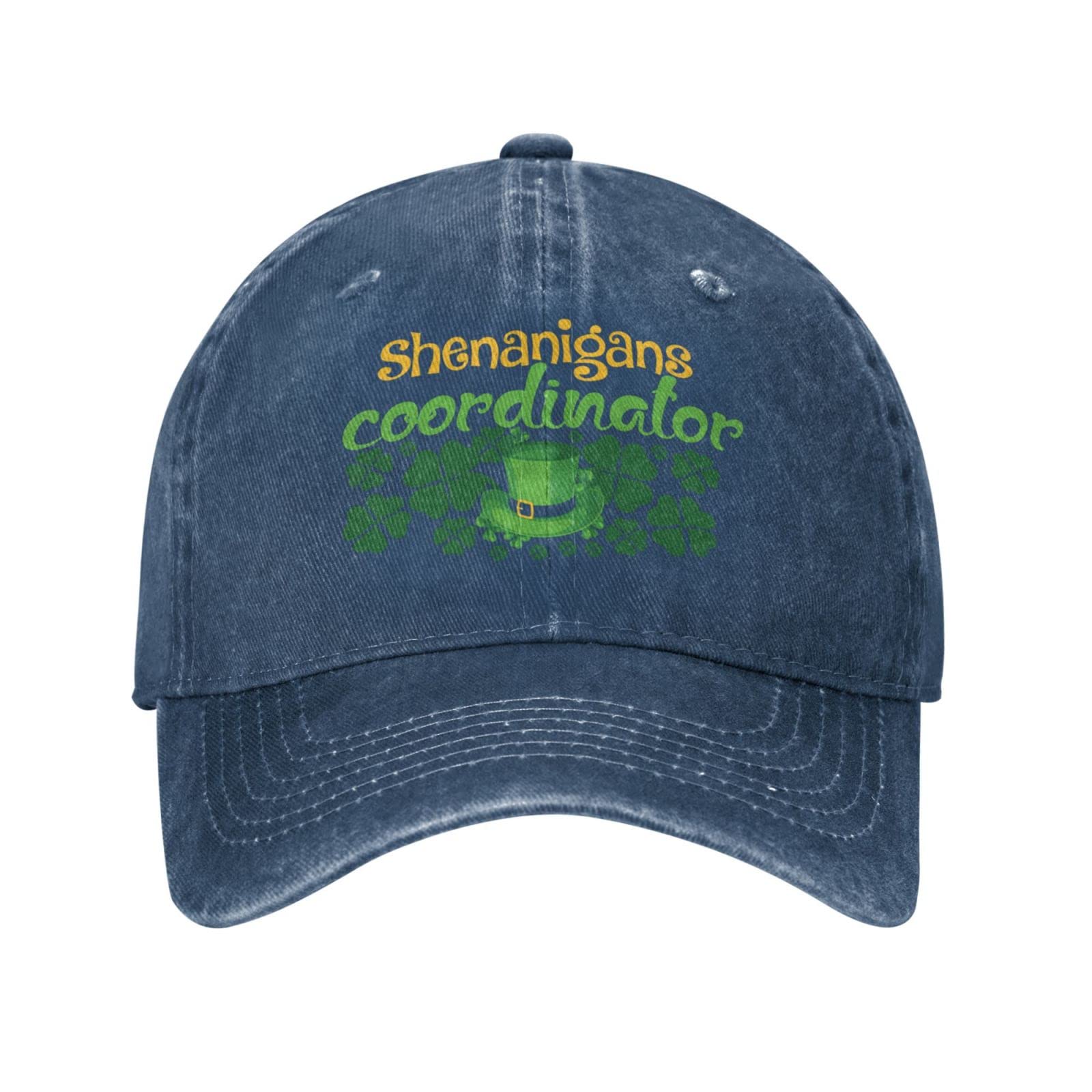 RFSHOP St. Patrick's Day Hat Shenanigans Coordinators Hat for Women Dad Hat Funny Hats