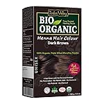 Indus Valley Bio Organic Natural Henna Powder For Hair Dye Dark Brown- 3.5 Oz