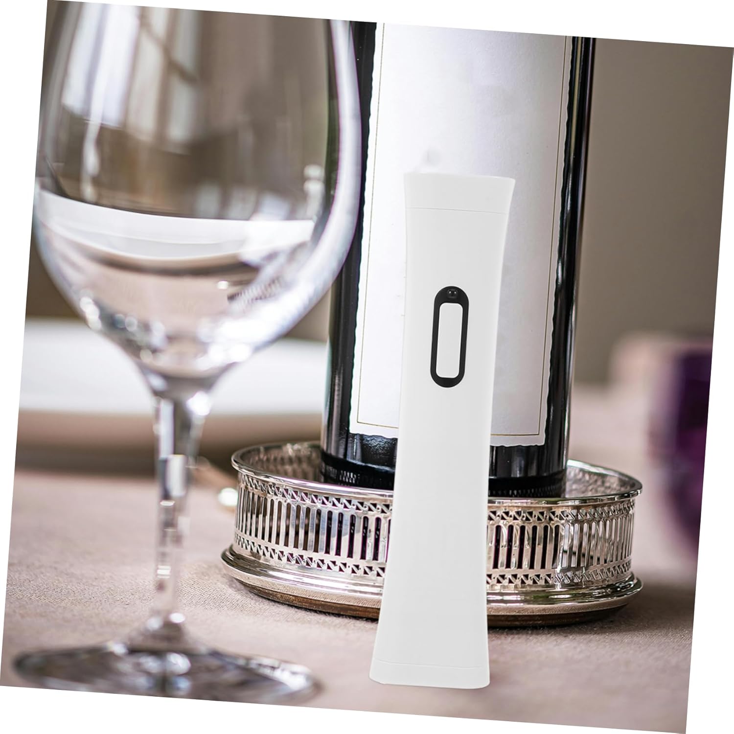 Unomor Electric Wine Bottle Opener Portable One-button Corkscrew with Compact Design Material Wine Lovers and Home Entertainers