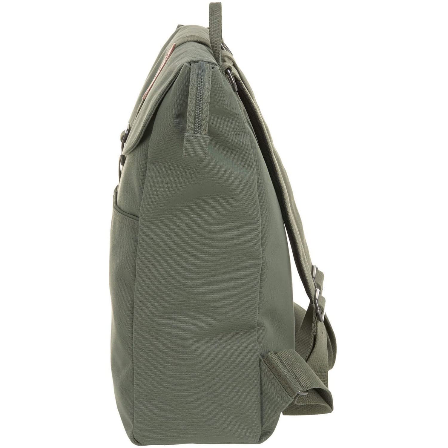 LÄSSIG Baby Wickelrucksack Wickeltasche Babytasche stylische Tasche inkl. Wickelzubehör/Backpack Adventure, Olive