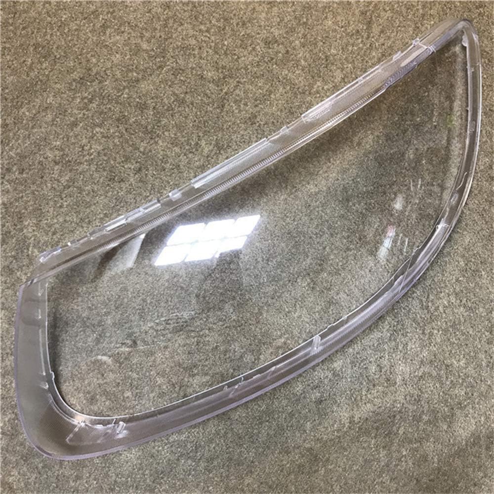 Car Headlight Cover Replacement for Hyundai Santa Fe 2008 2009 2010 2011 2012 Clear Headlamp Lenses Replace Original Lampshade Auto Headlamp Shell Cover (One Pair)