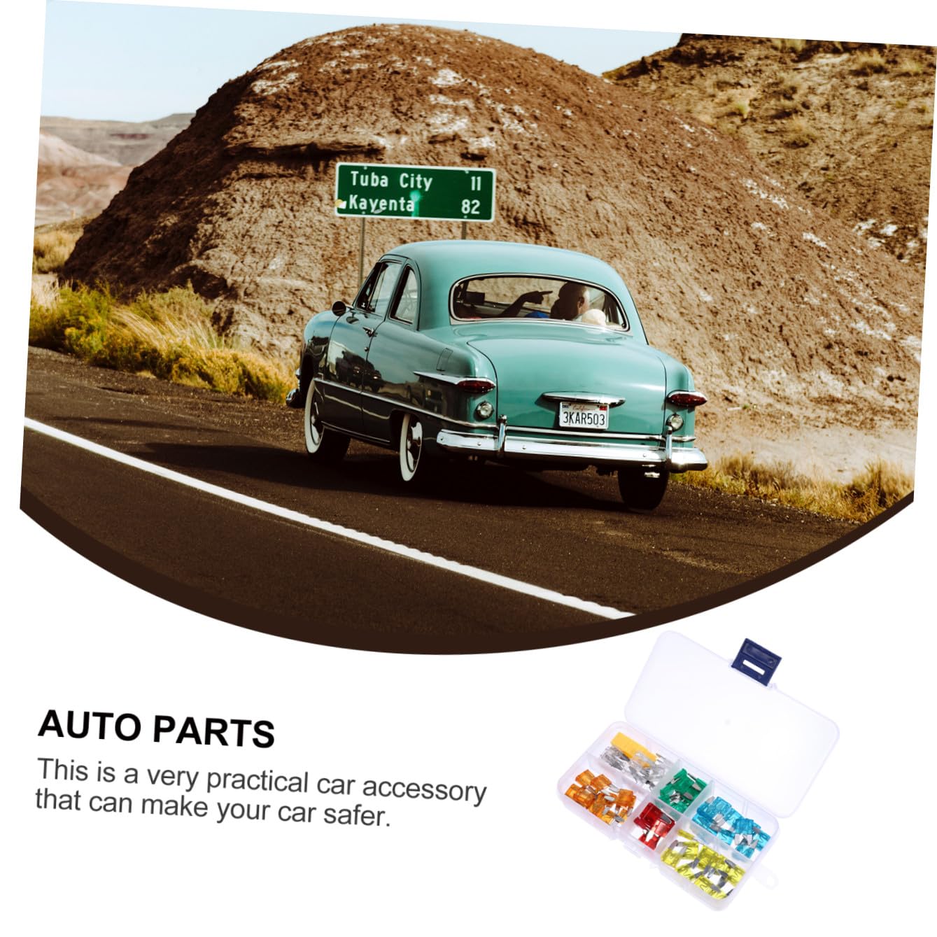 Alipis 120pcs Automotive Blade Fuses Assortment Kit Compatible Cars Trucks and Rvs Includes Each Easy to Store and Use