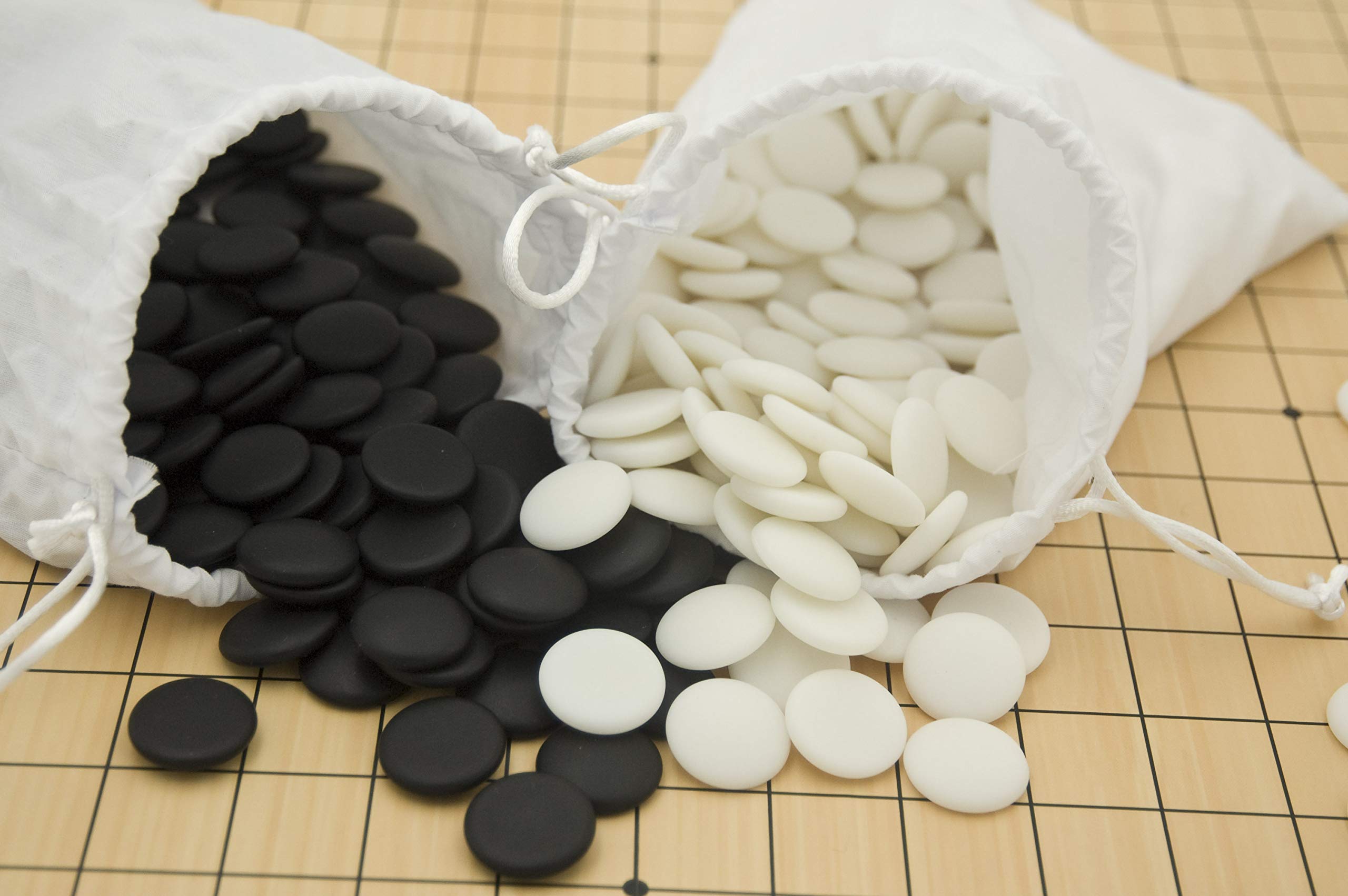3-in-1 Beginner Go Set with Cardboard Board and Plastic Stones