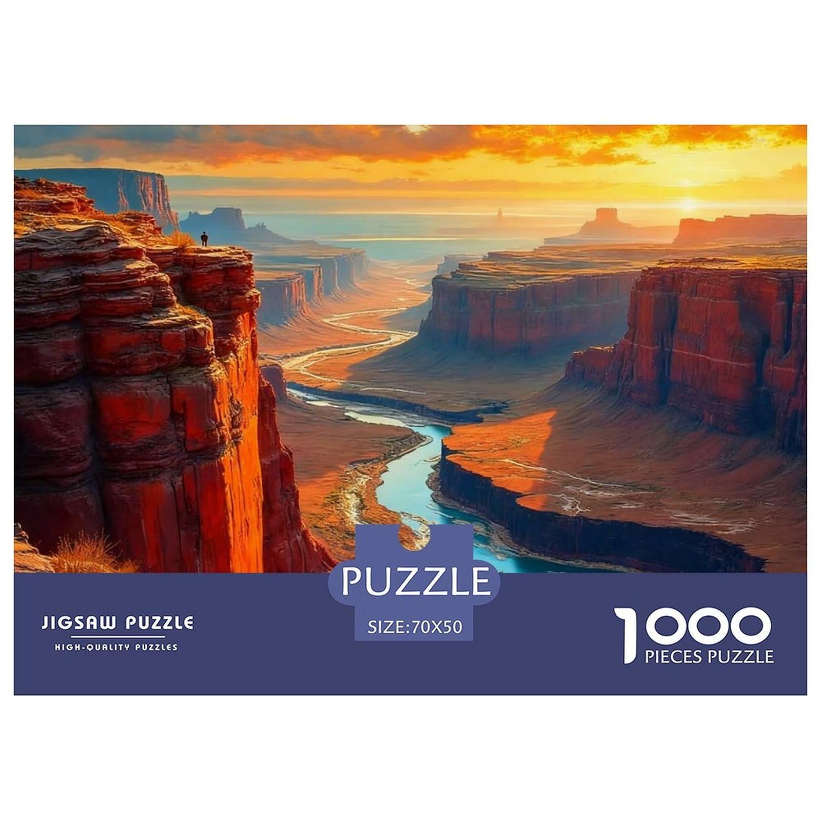 Jigsaw Puzzles 1000 Pieces Grand Canyon Jigsaw 70x50cm/1000pcs Gift For Kids Challenging Creative Family Game DIY Cardboard