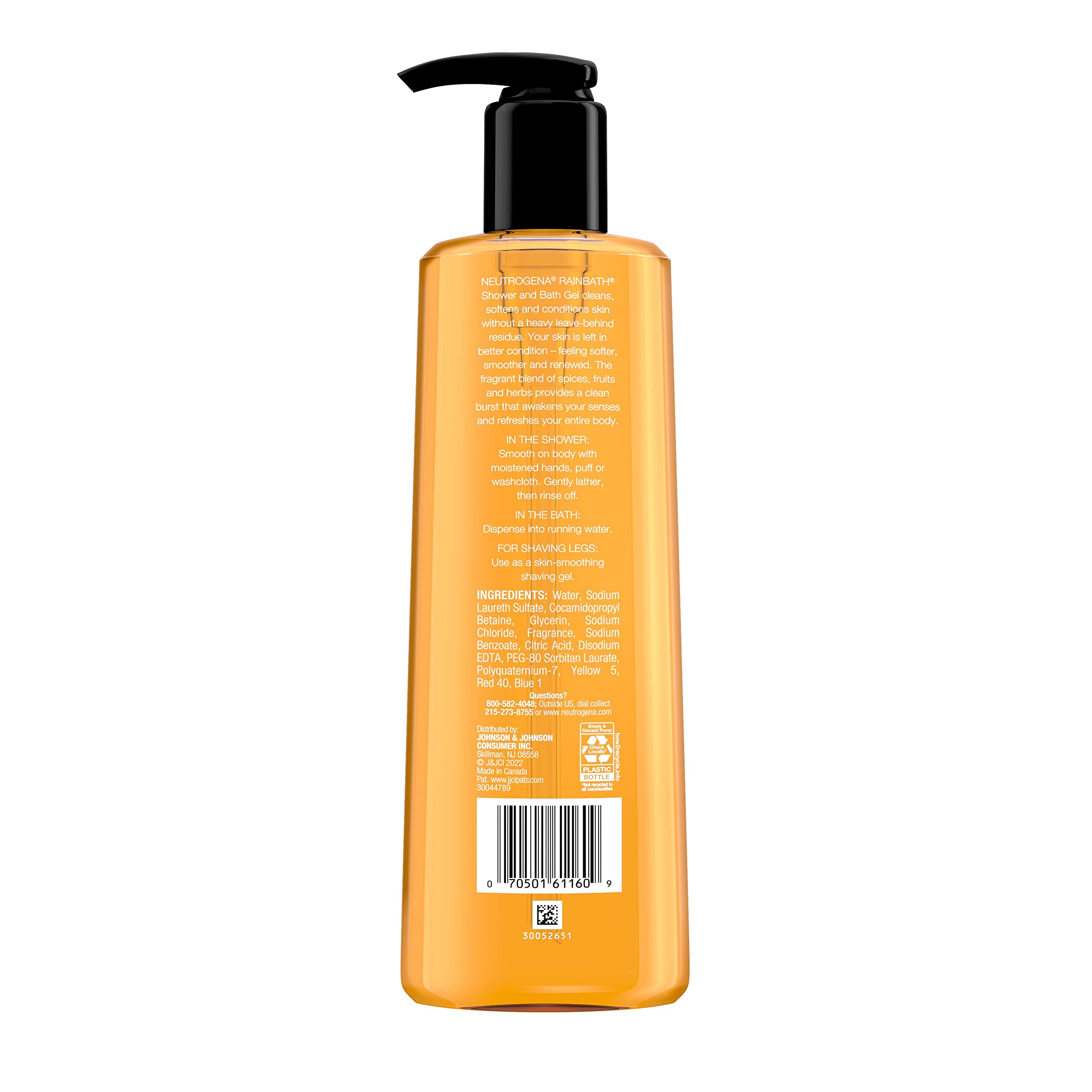Neutrogena RainBad Gel originale, 16 oncia fluido