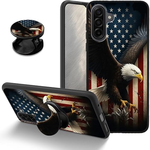 AIRWEE Soft TPU Case for Samsung Galaxy A36 5G, Slim Cover with Kickstand Drop P