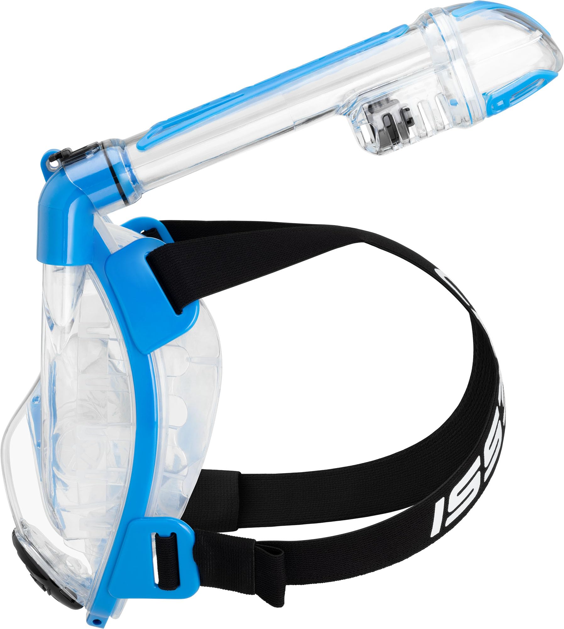 CRESSI Desde 1946 - Duke Action Full Face Mask - Máscara Integral CO2 Safe, Amplio Visión y Tratamiento Antiniebla, Tubo Dry y Soporte para Action CAM - Unisex