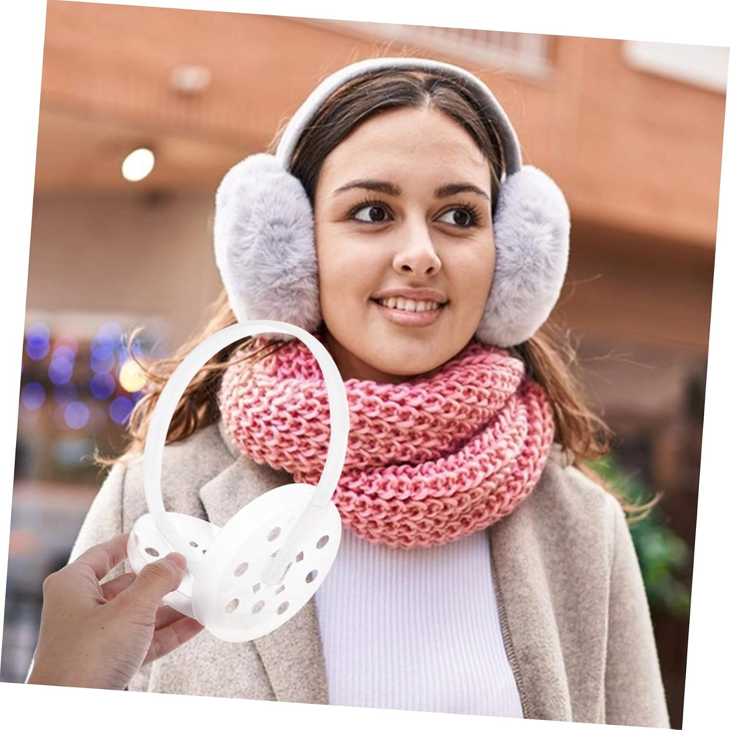 4pcs Earmuff Rack Support Plastic Earmuff Inner Construction Ear Protector Bracket for Comfort
