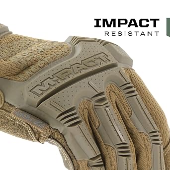 Mechanix Wear - M-Pact Covert Gloves (Large, Brown) Coyote | Touchscreen-Capable Safety Gloves with Impact Protection, Vibration Absorption & a Secure Fit for Men