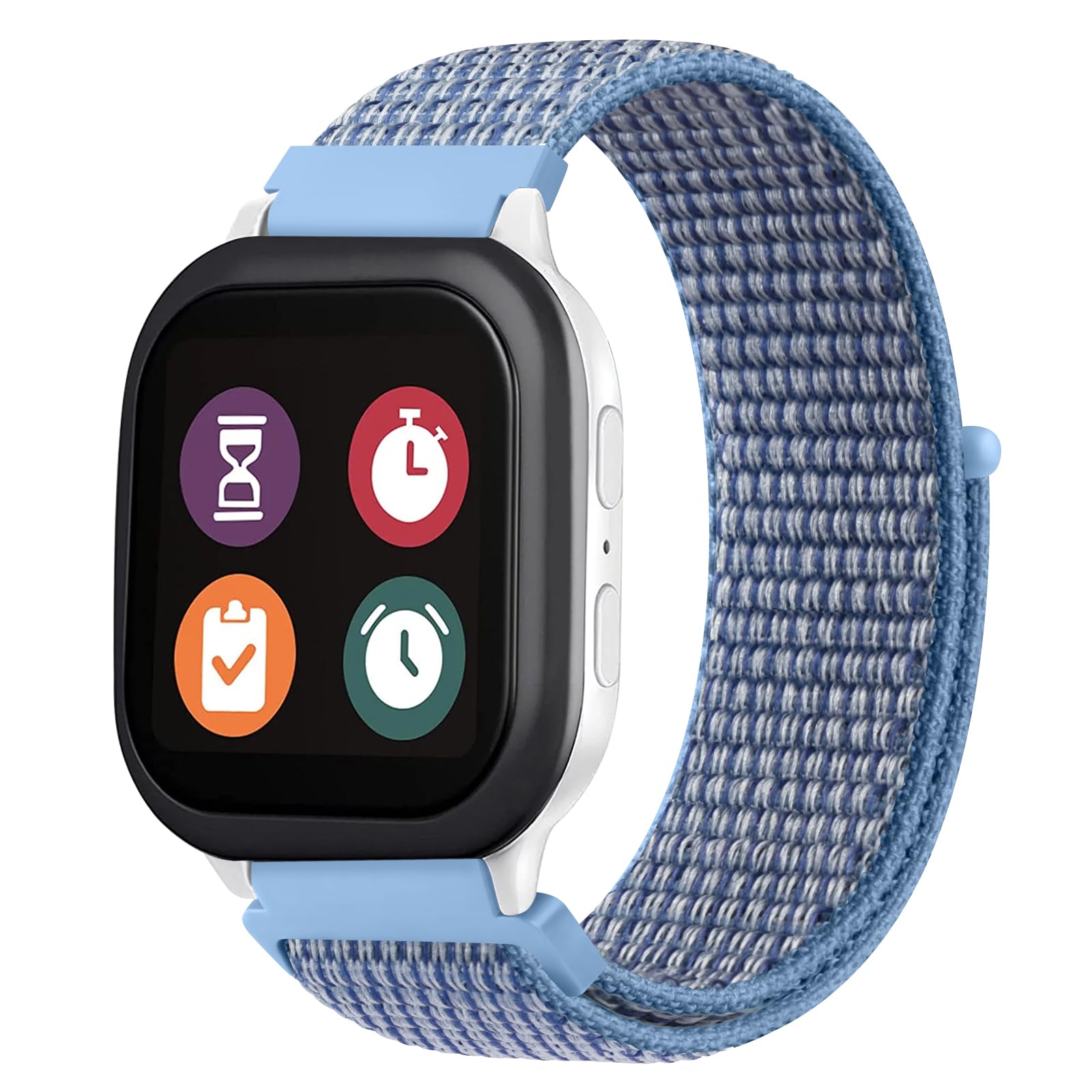 Nylon Bands for Gabb Watch 3 2 1 / Gizmo Watch 3 2 1 / SyncUP Watch Bands, Soft Breathable Sport Hook & Loop Watch Band for Gizmo Watch 3 2