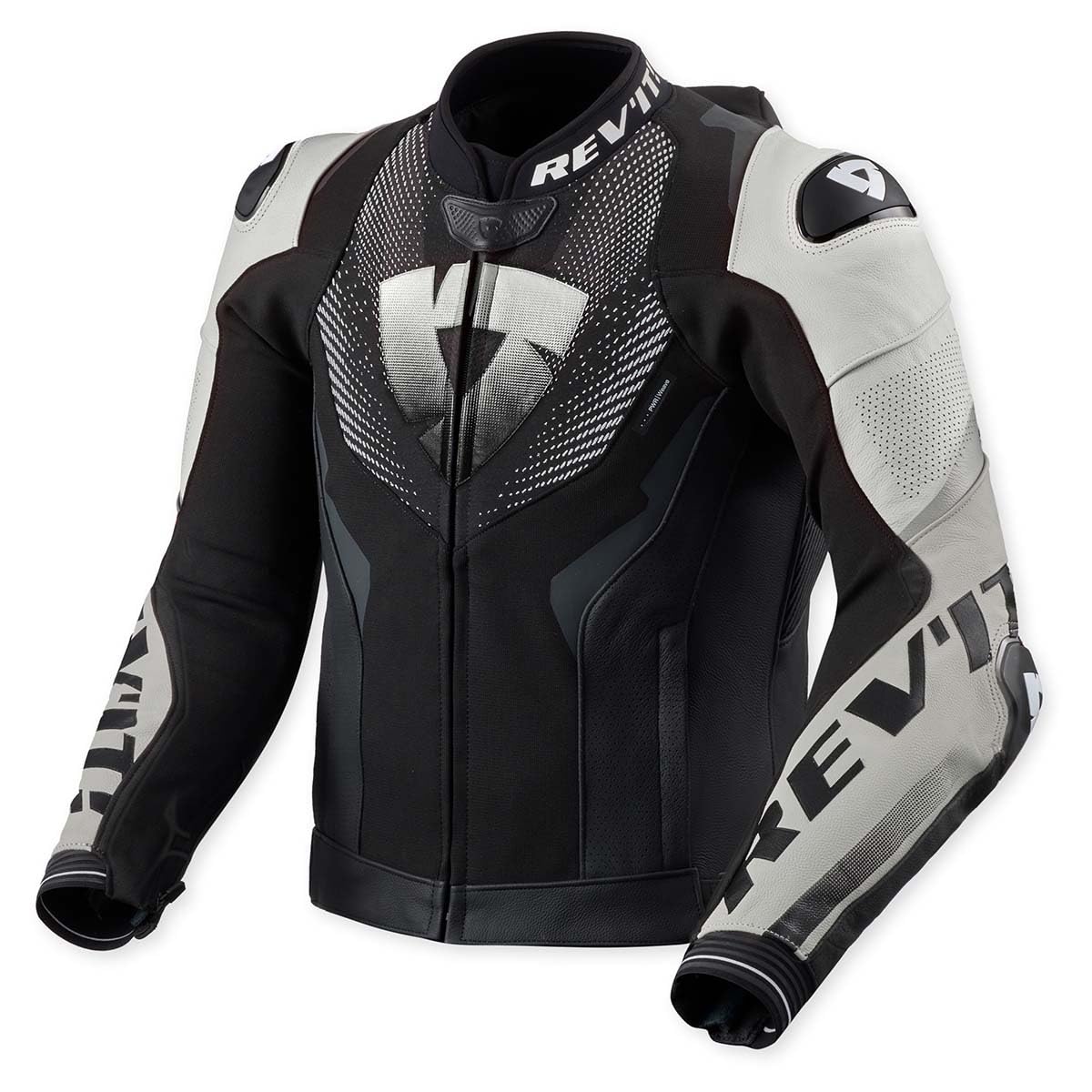 Revit Hyperspeed 3 Pro Skórzana kurtka motocyklowa, czarny/biały, 48