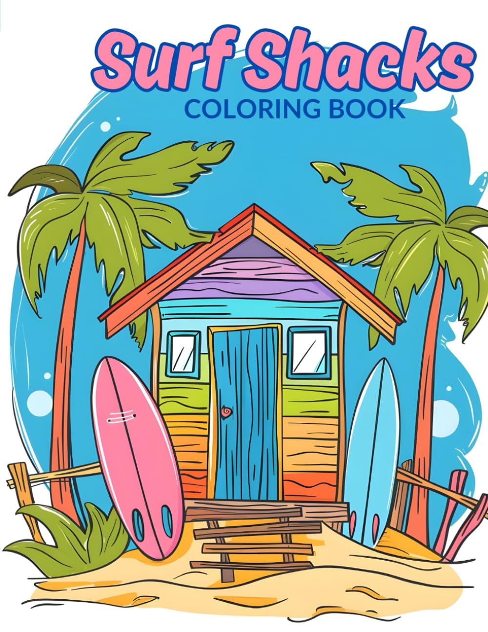 Surf Shacks Coloring Book