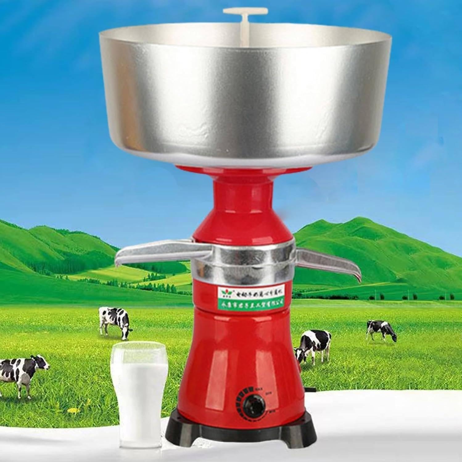 Elettrico Separatore Di Crema Di Latte, Separatore Di Crema Da Latte Fresco, Centrifugo, 80 L/H, 5000–11000 Giri/Min, Contenitore Da 12 L Per Prodotti Lattiero-Caseari Di Capre E Mucche