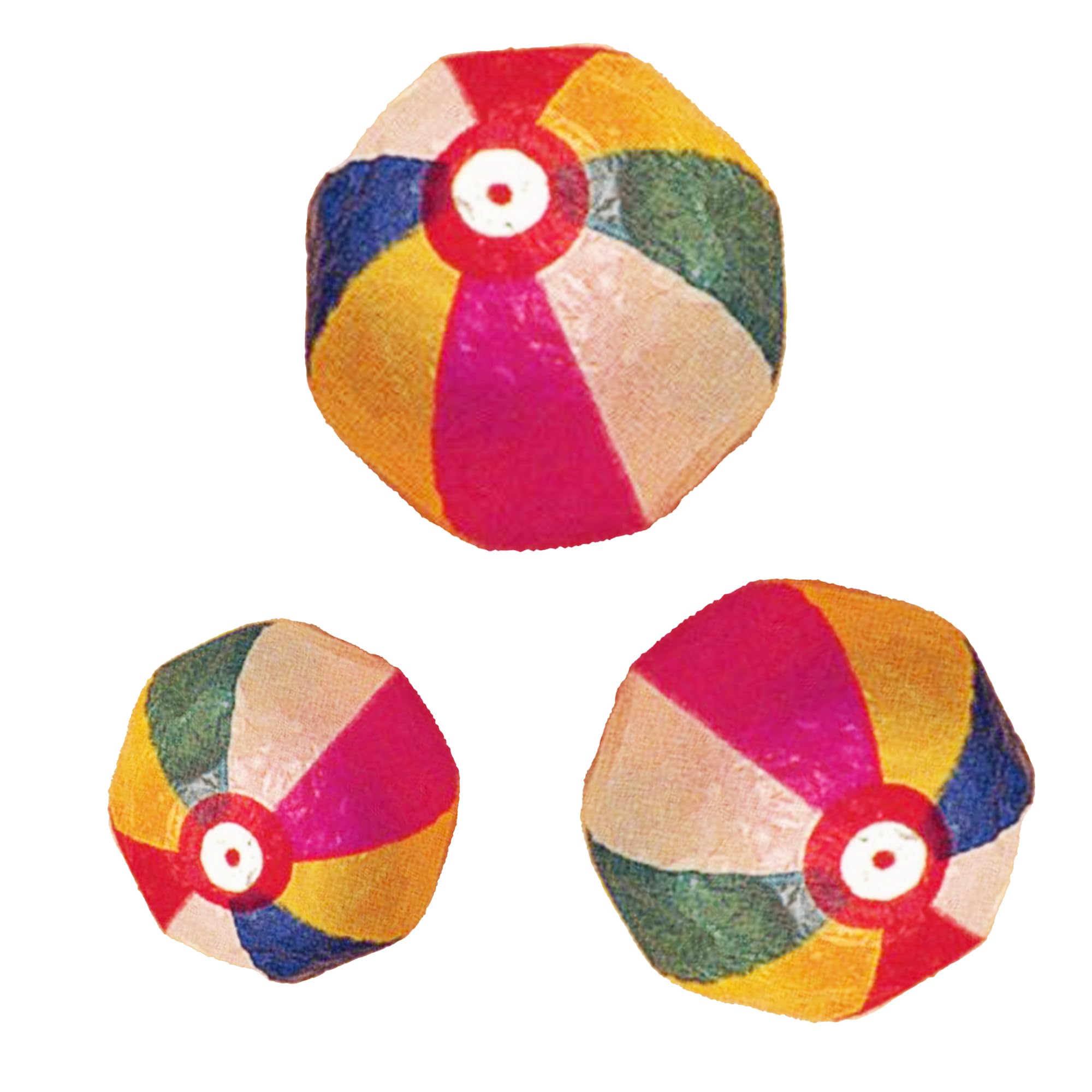 Amazon.co.jp: 紙風船 15個セット(3サイズ×5個)お手玉 懐かしい玩具