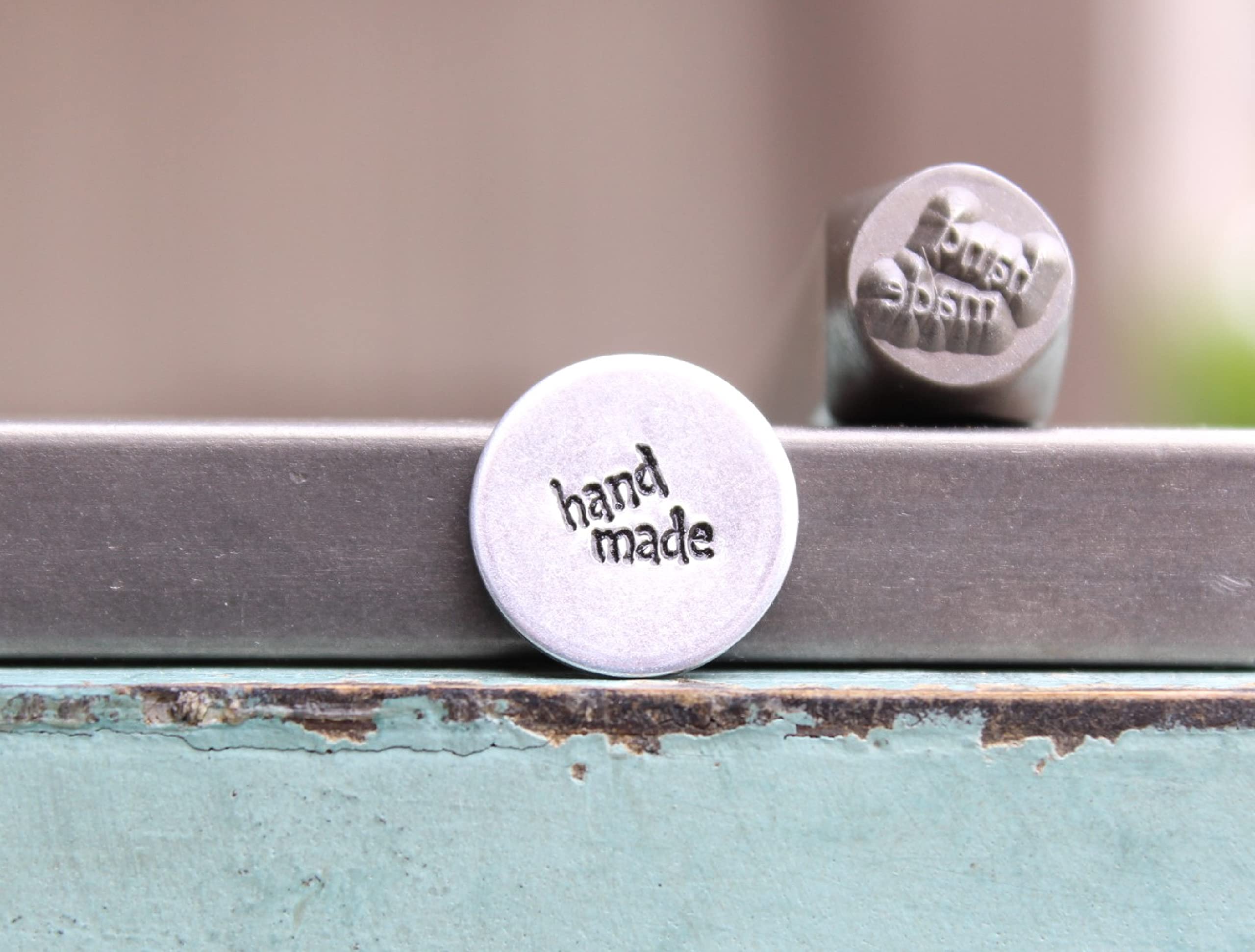 6mm Hand Made Word Metal Punch Design Stamp - Supply Guy - CH-545