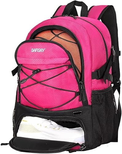Mochila de baloncesto con compartimento para pelotas - Bolsa de baloncesto grande con compartimento para zapatos Bolsa de equipo deportivo