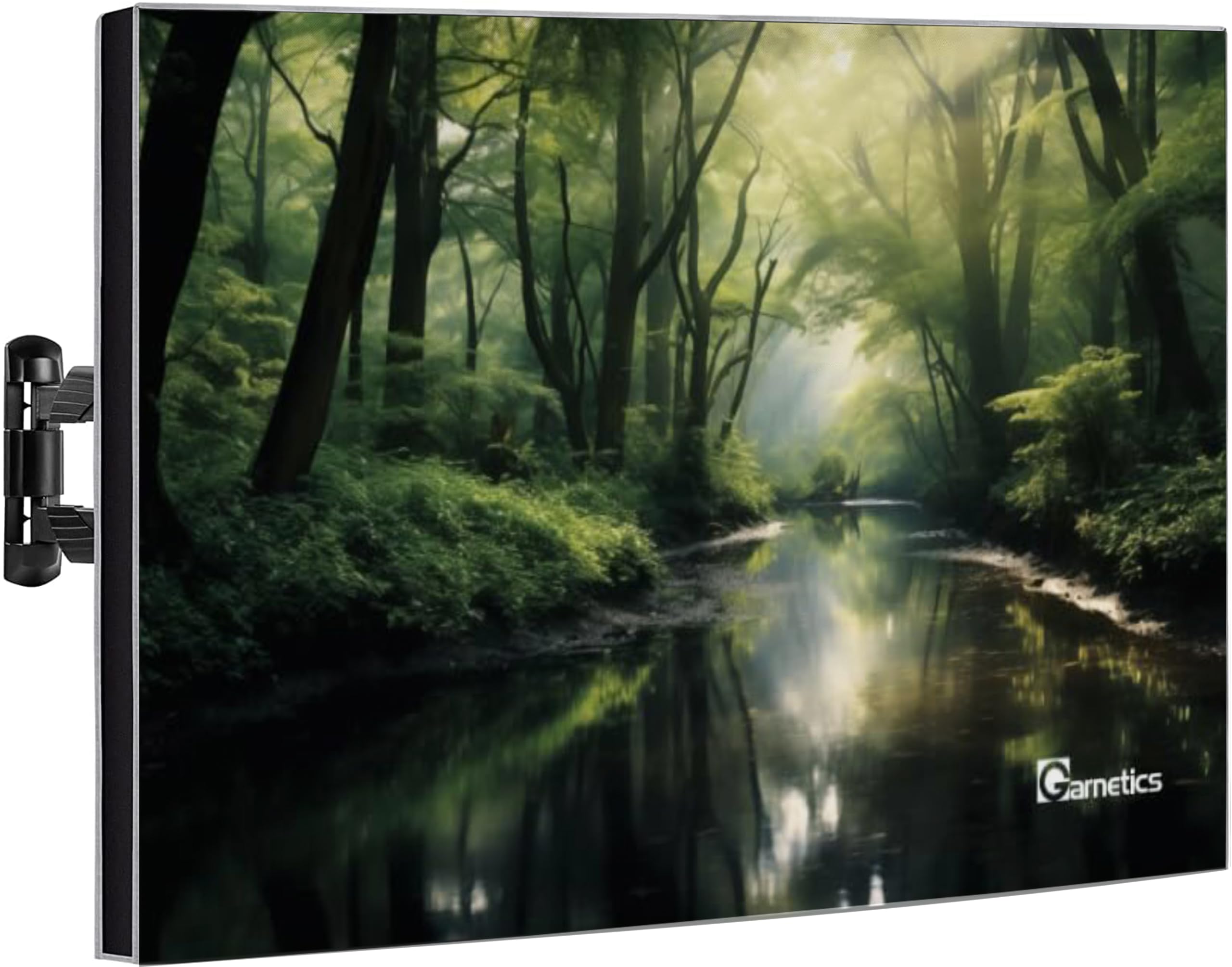 Garnetics Outdoor TV Cover 65 Inch – Waterproof, Weatherproof TV Enclosures with Smart Shield Screen Protectors, Ideal for Outdoor Use, Moving, and