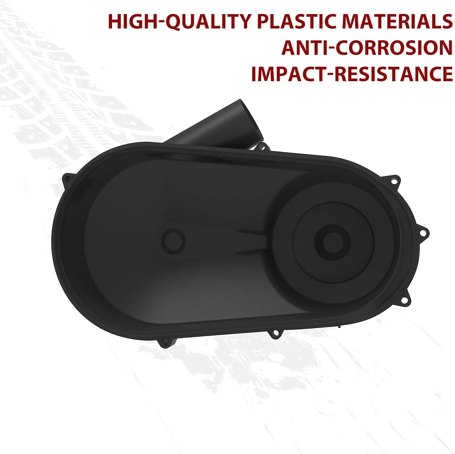 SAUTVS Cvt Air Guide Outer Clutch Cover, CVT Variator Clutch Housing Clutch Drive Belt Cover for Polaris Sportsman 335 500 Scrambler 500 Diesel Magnum 325 BIG BOSS Accessories (Replace #5433540)