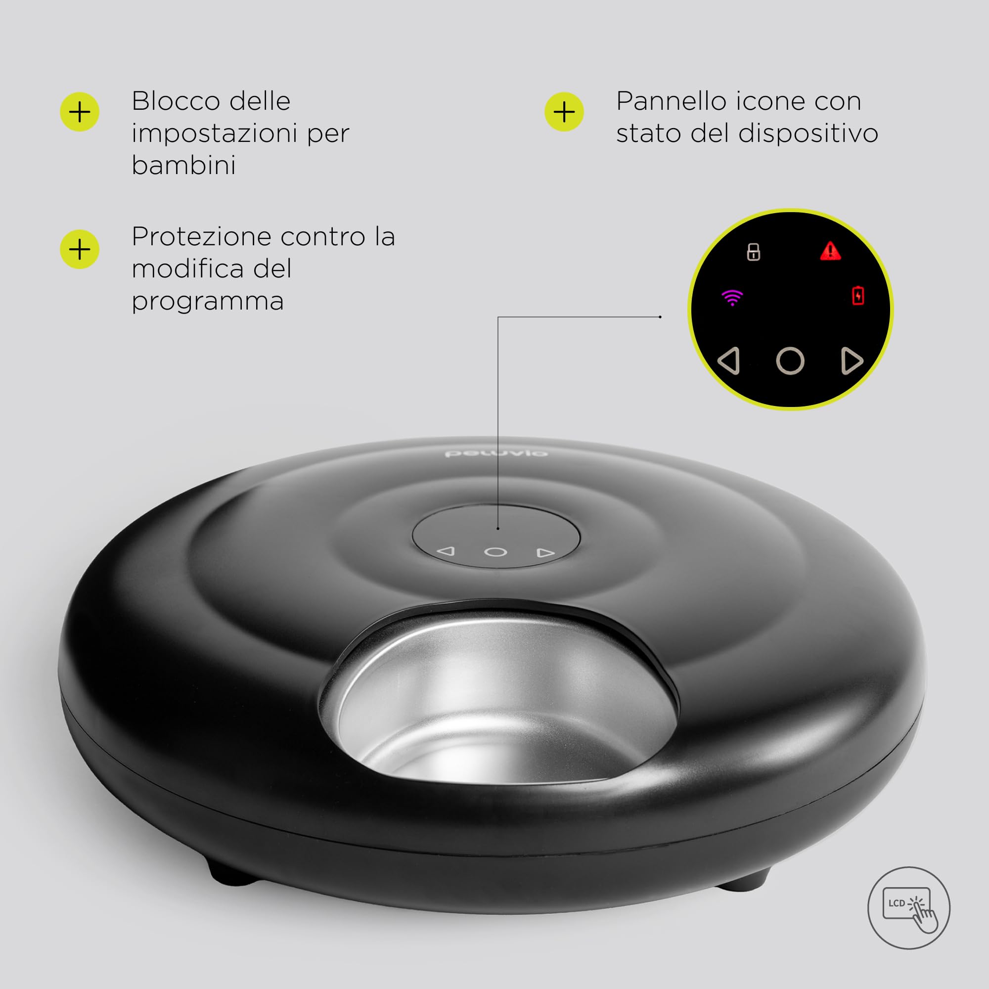 Nube Distributore automatico di cibo umido per cani con raffreddamento, ciotola in acciaio inox, controllo app, 6 scomparti da 150 ml, mangiatoia anti-jam, batteria 4000 mAh, USB-C (nero)