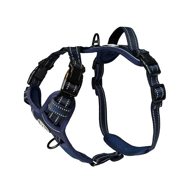 Barkridges TruFit Freedom - Arnés ajustable para perro, fácil de llevar, entrenamiento sin tirones…