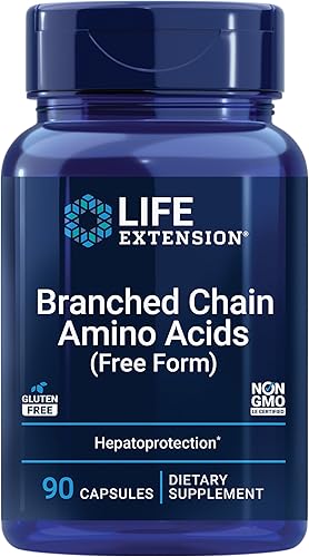 Life Extension Branched Chain Amino Acids - BCAA Supplement Pills - Essential Nutrition L-Leucine L-Isoleucine L-Valine for Muscle Recovery Support Life Extension Branched Chain Amino Acids - BCAA Supplement Pills - Essential Nutrition L-Leucine L-Isoleucine L-Valine for Muscle Recovery Support