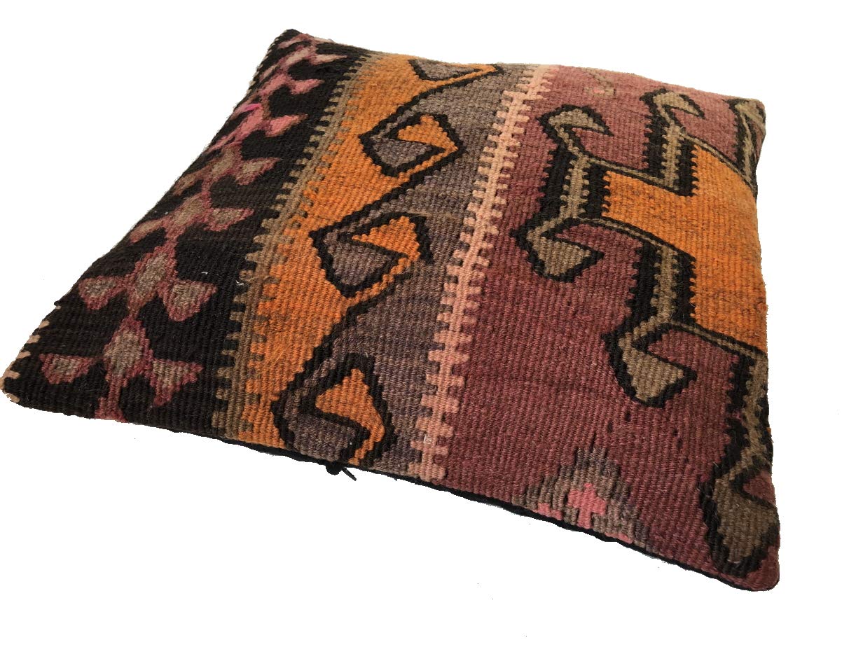 クッションカバー キリム ウール トルコ Amazon.co.jp: ウール 手織りキリム オールドキリム クッションカバー