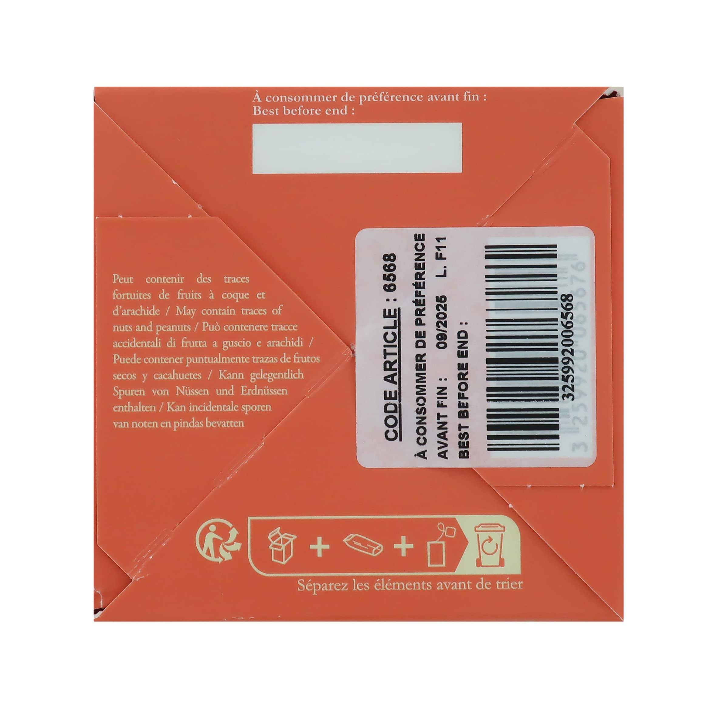 Thé de Noël, Thé Rooibos à l'Orange et Épices, Paquet Cadeau, 50g - Dammann Frères