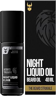 Night Liquid Elixir Beard Oil - Platinum Collection - Aesir's Triumph (1 Fl oz) - Beard Oil for Men - Natural Blend for Softens, Moisturizing, & Healthier Beard Growth