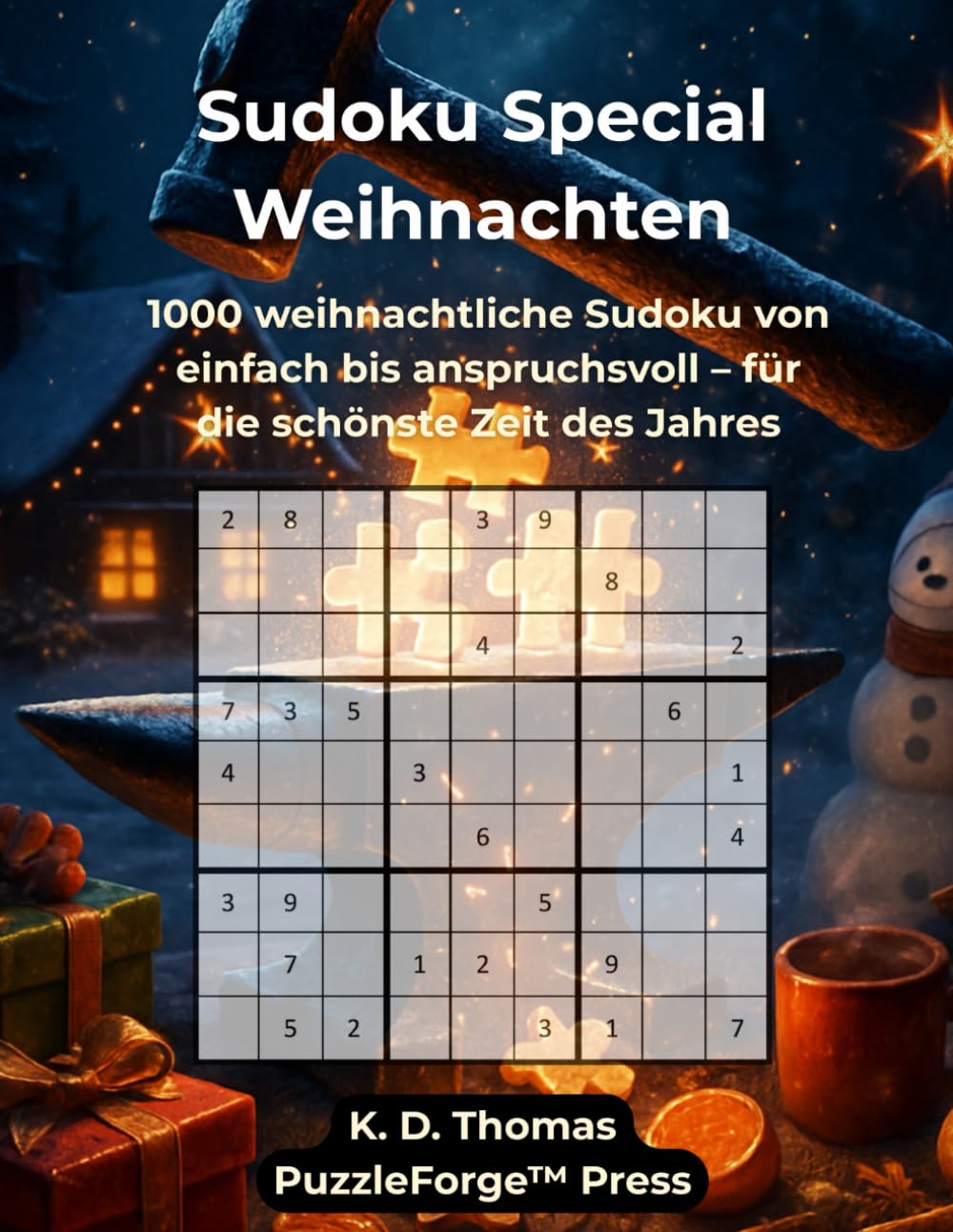 Sudoku Special - Weihnachten: 1000 weihnachtliche Sudoku von einfach bis anspruchsvoll – für die schönste Zeit des Jahres (PuzzleForge™ ... Festliches Gehirntraining für die Winterzeit)