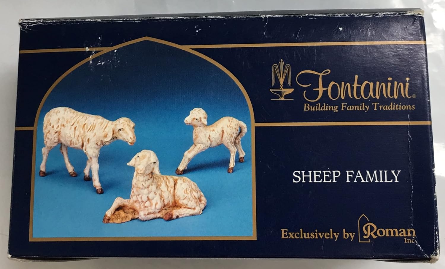 Fontanini by Roman Inc., 3 Piece Set of Sheep Family, 5" Animals Collection, Nativity Figure and Accessories, Hand Sculpted and Painted - Image 9
