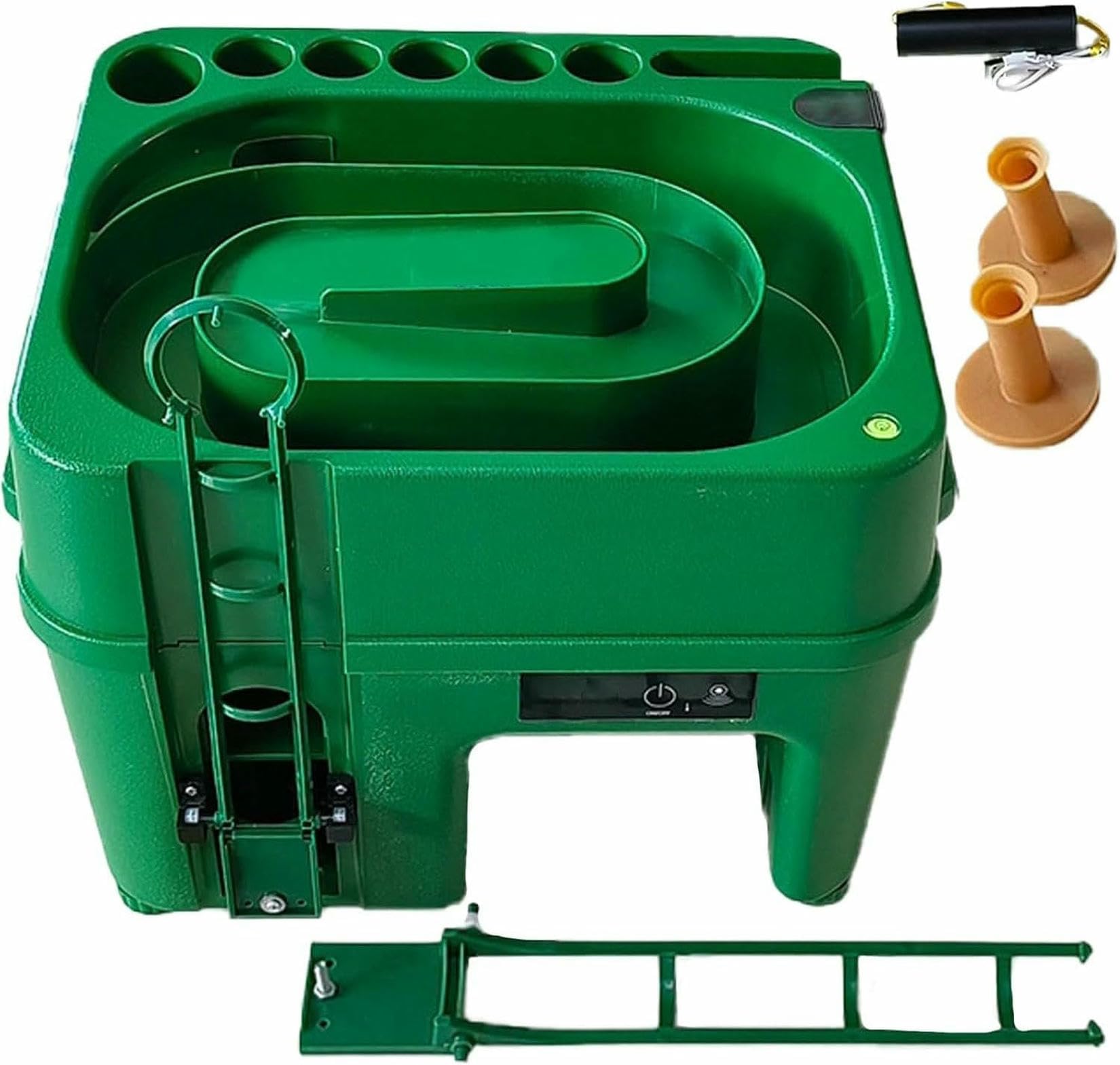 Distributeur automatique de balles de golf double mode avec 6 supports intégrés