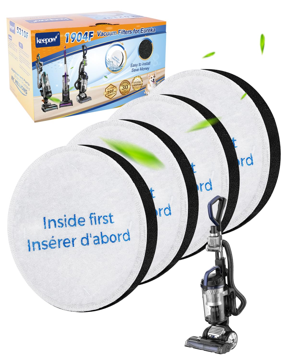 Replacement Filter Compatible With Eureka NEU652 NEU651PL NEU612BL