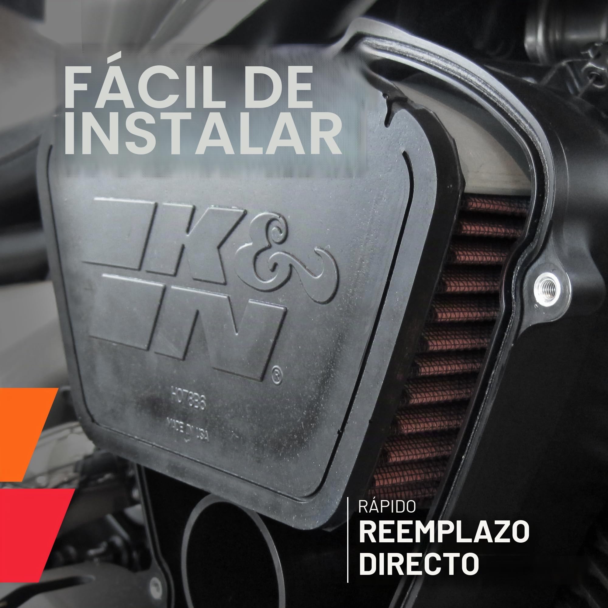 K&N YA-6814 Filtro de Aire para Yamaha MT-07 2014-2015 Moto