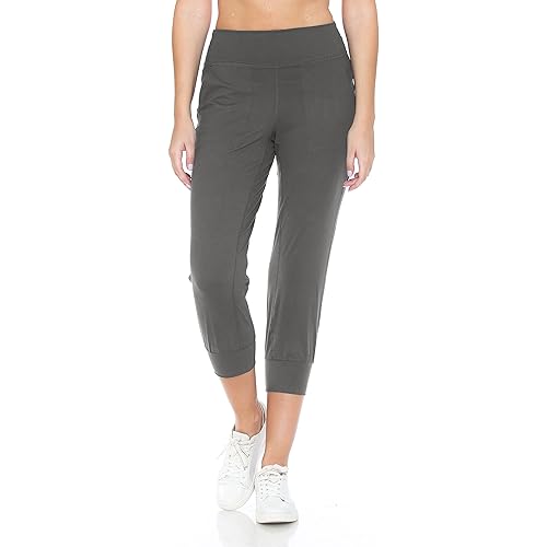 Leggings Depot Women's ActiveFlex Slim-fit Jogger Pants with Pockets Athletic Joggers for Workout, Lounge, Running