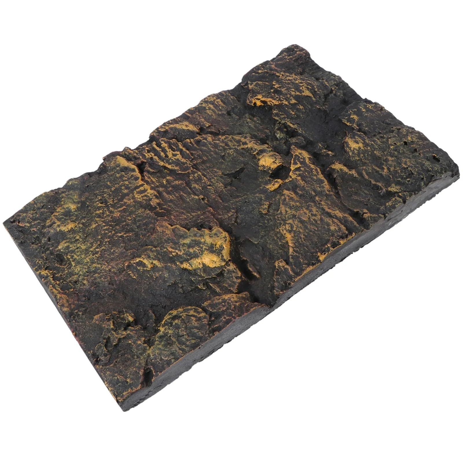 1 Tablero de Fondo Impermeable for Tanque Reptiles PU | Panel decorativo 3D for terrario tortuga tanque decoración de pared cocina TV pared