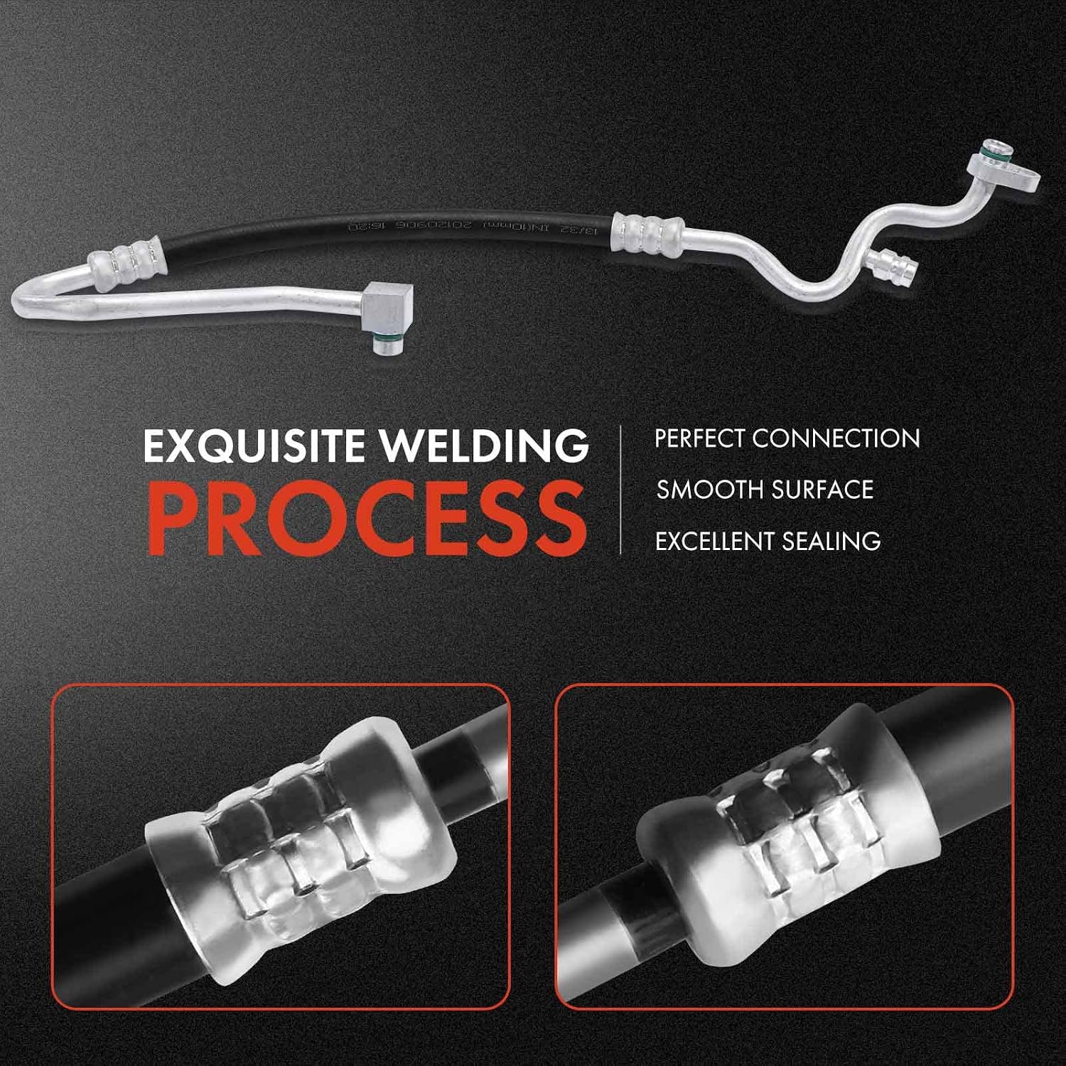 A-Premium A/C Discharge Line Hose Assembly Compatible with Infiniti G20, 2000 2001 2002, Compressor to Condenser