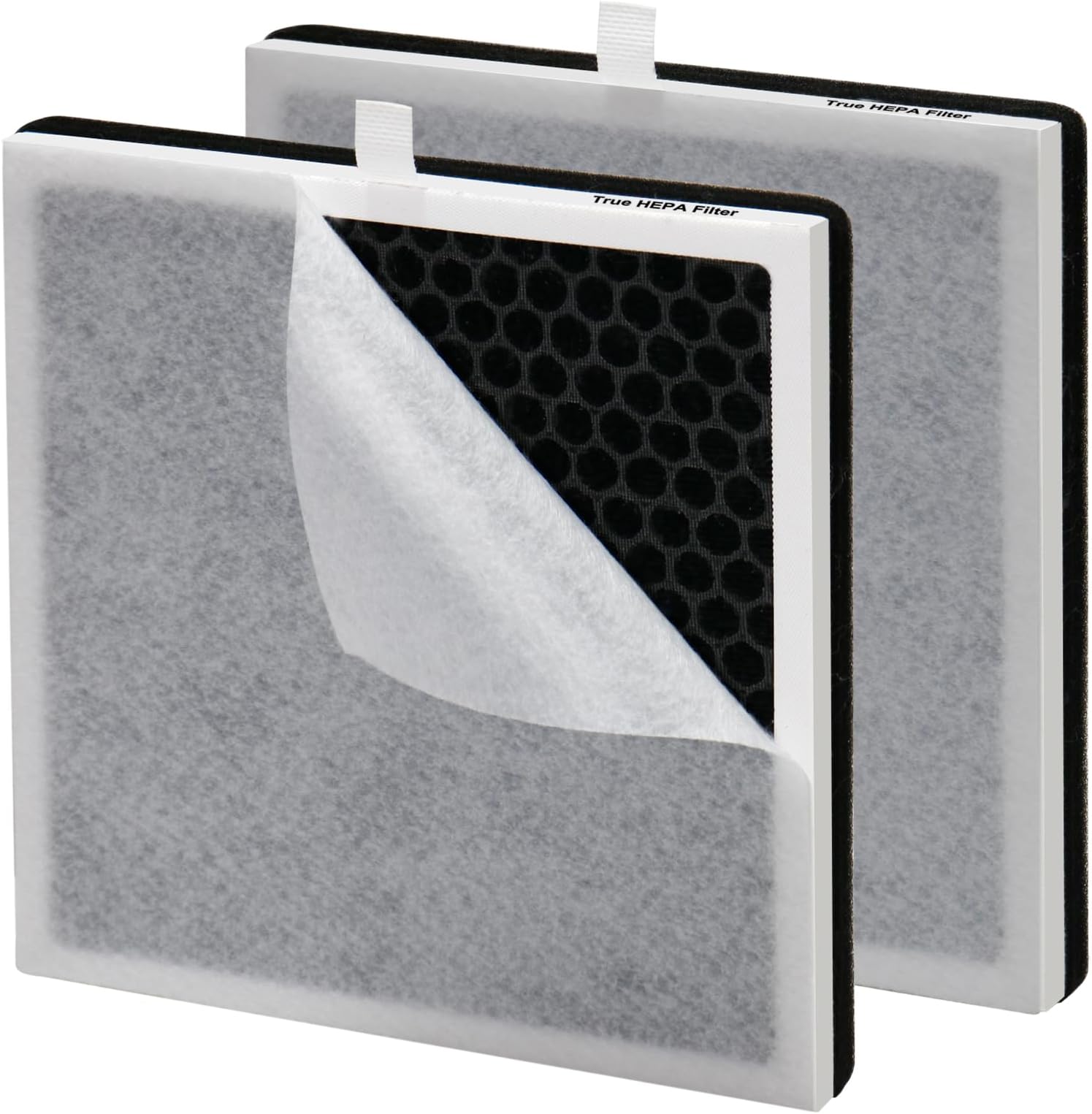 3-in-1 HEPA 13 Replacement Filter, Compatible with Pure Enrichment PureZone (PEAIRPLG) Air Purifier-2 Pack