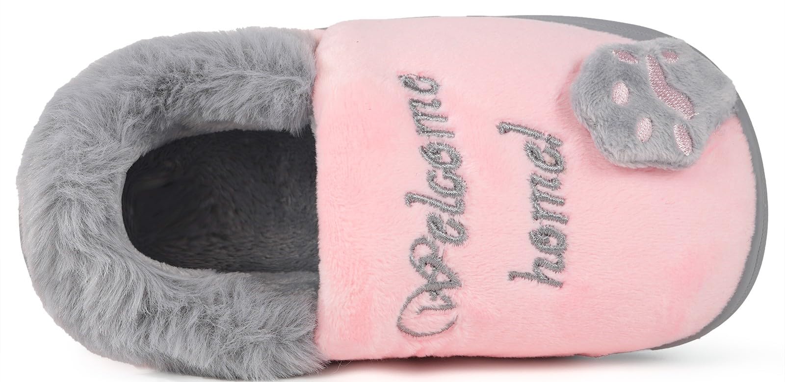 Peluche Pantofole di Gatto per Bambine e Ragazze Pantofole Invernali Autunno da Interno Casa Cotone Scarpe Animale Antiscivolo Ultra-Leggero per Donne Uomini