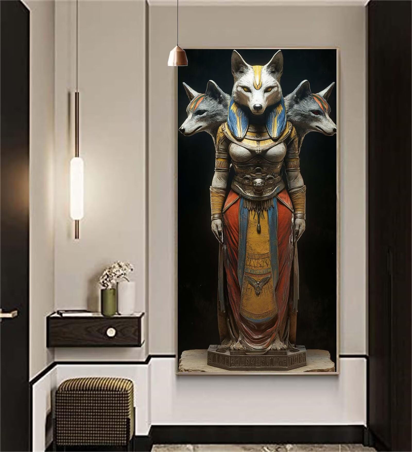 Diamond Painting Dieux Diamond Painting Adulte Égypte Diamant Painting Enfant,DIY Peinture Diamant Broderie Kit Complet Diamant Art Tableau Perle Decoration Maison Idee Cadeau Femme 70x200cm Z1177