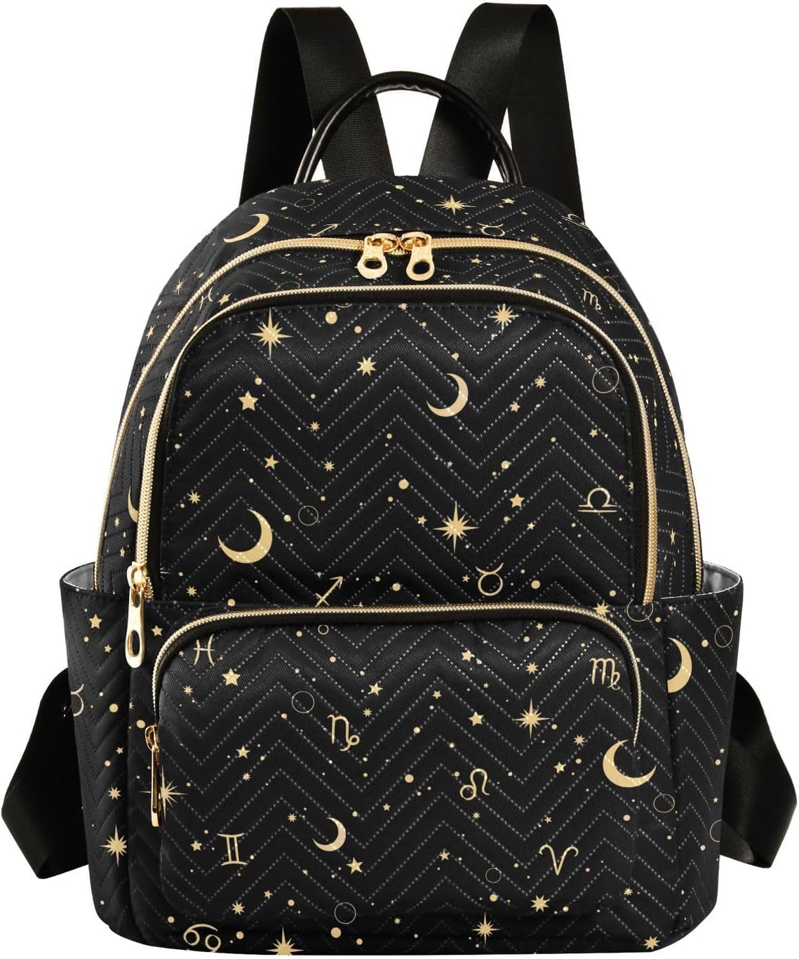 ALAZA Moon Star Zodiac Women’s Backpack Purse Causal Daypack Work Travel College Business Trip Bag Shoulder Bag