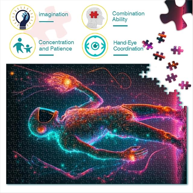 Foto 2 de 6 de Jigsaw Puzzles for Adults Gifts Jigsaw Puzzles for Adults1000 Piece We Are The Aliens Wooden Jigsaw for…