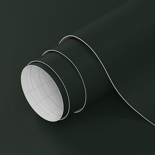 KIKitchen Papel tapiz rosa de 157 x 393 pulgadas papel de contacto de color sólido para despegar y pegar papel tapiz autoadhesivo extraíble para