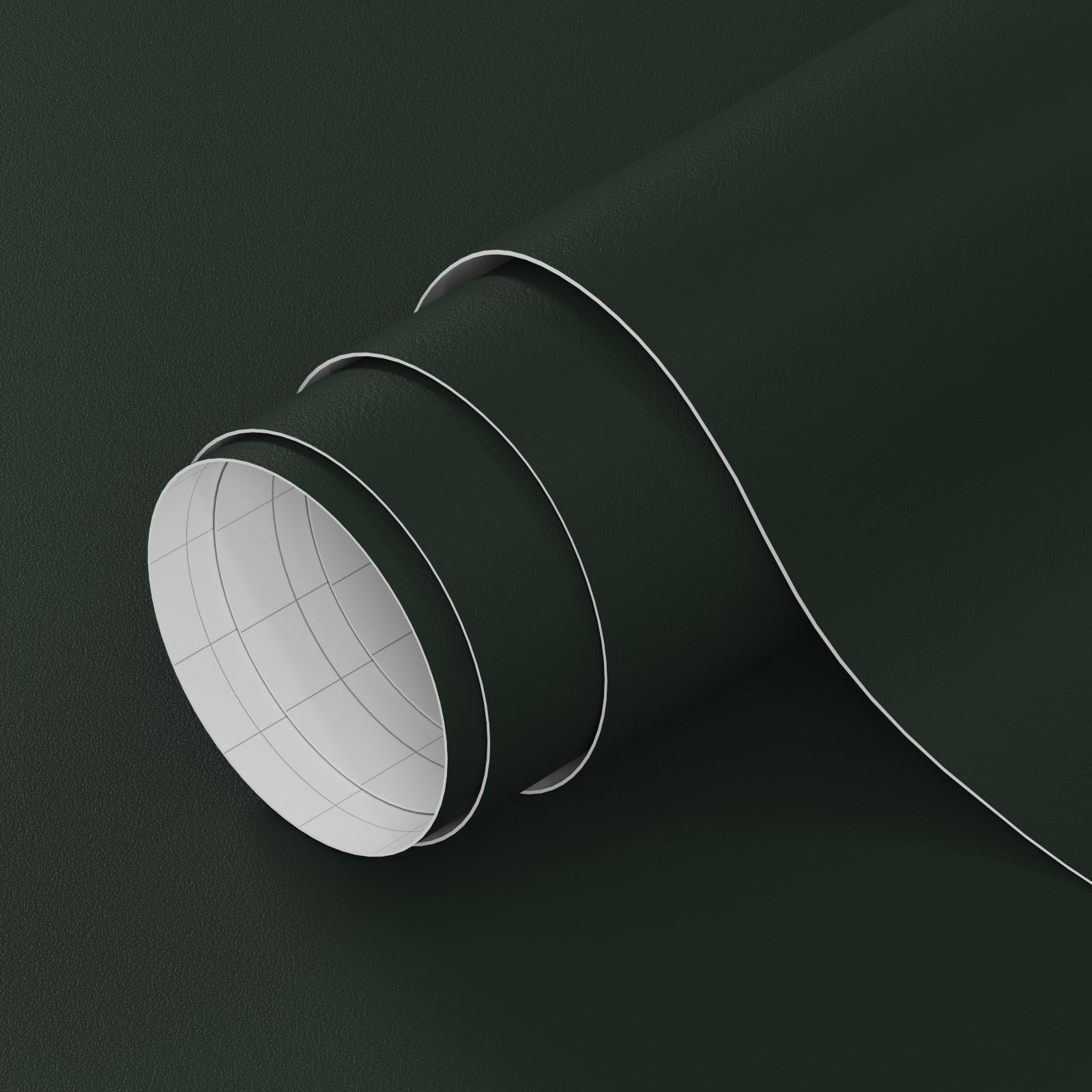 Papier contact vintage vert au fini mat élégant pour décoration murale
