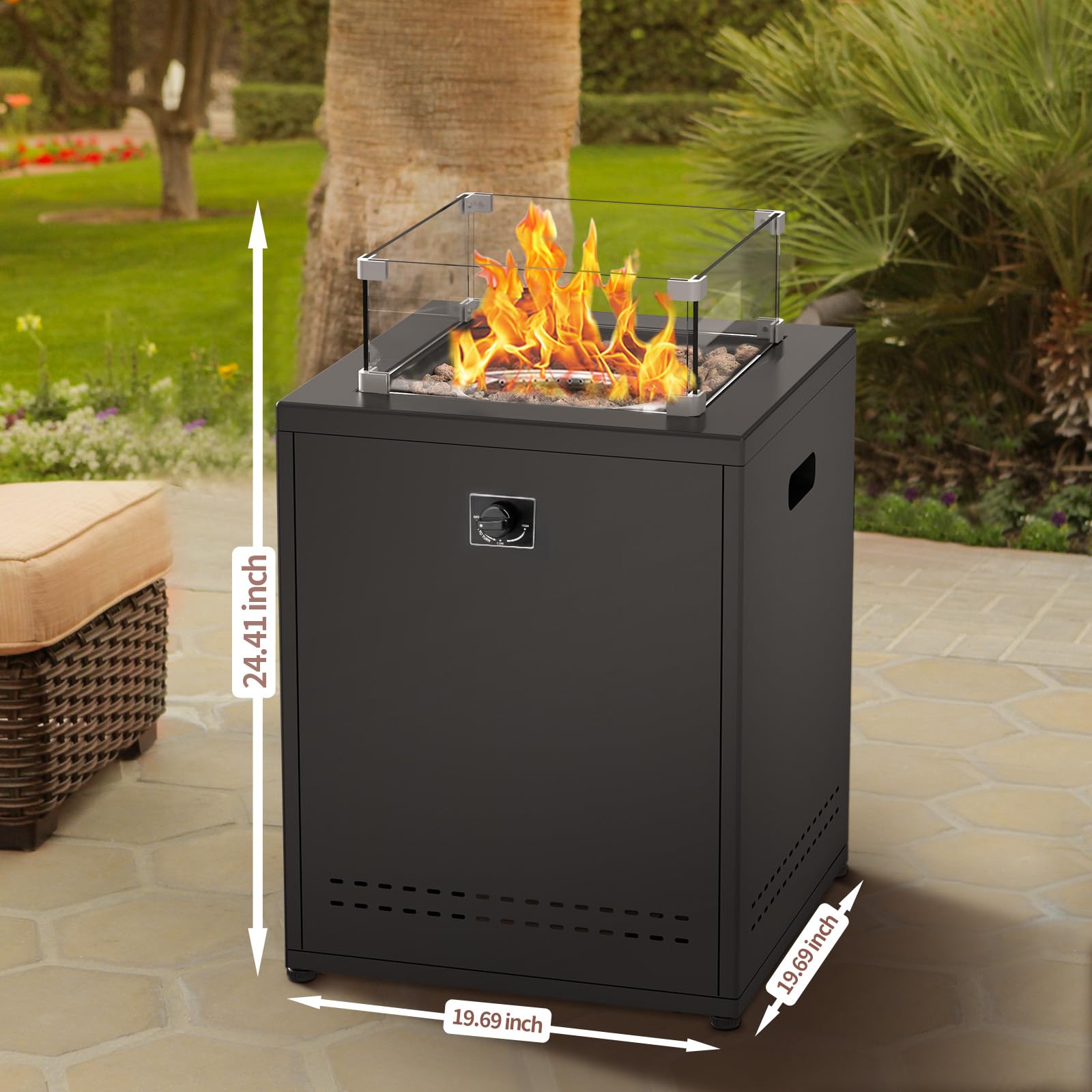 Backyard Gas Fire Table Bunnings High Quality 48 Inch Bunnings