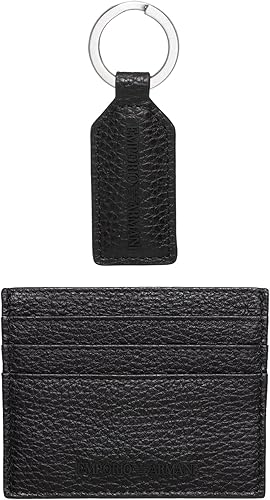 Emporio Armani negro Men Credit Card Holder Black Negro -