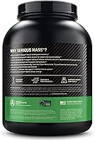 Vista 15 de Optimum Nutrition - Polvo de proteína Serious Mass para ganar peso, con creatina
