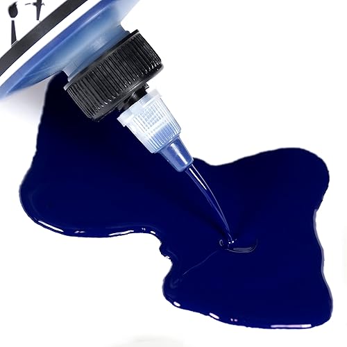 Miniatura 3 de Acrílicos dorados de alto flujo, tono azul prusiano, botella de 1 onza líquida