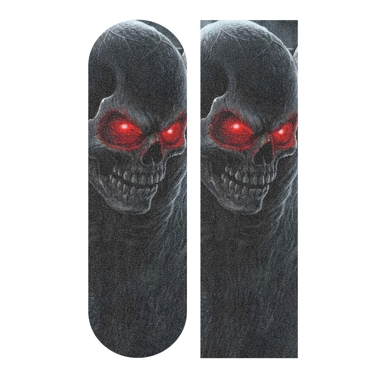 SUABO Black Skeleton Red Eyes Grip Tape
