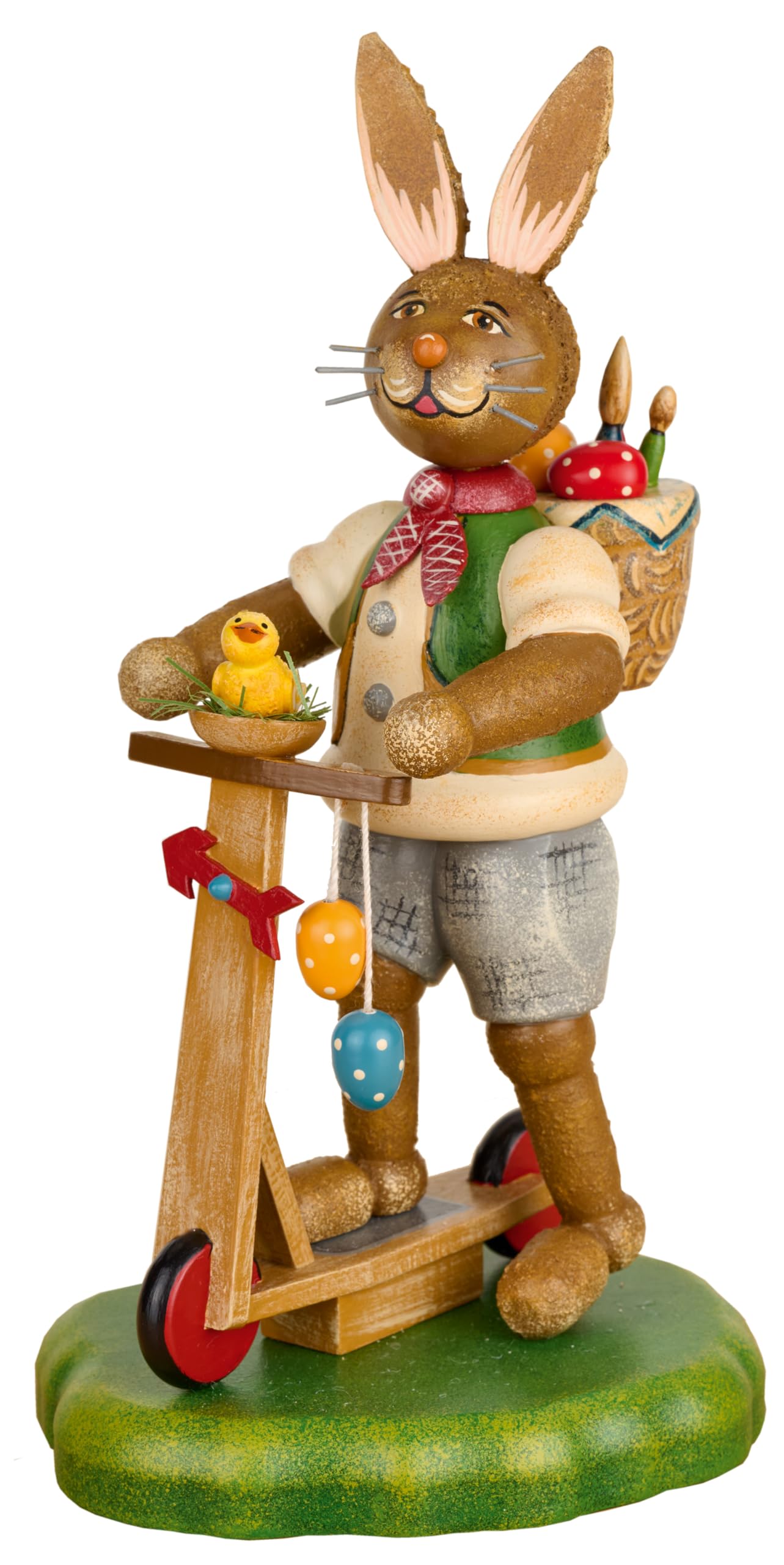 Conejo de Carlos el Pintor Hubrig figura de pascua mediana de 20 cm
